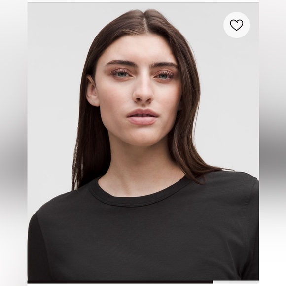 NWT- Lululemon- Classic Fit- Cotton Blend LS- Sz 10- BLK - Picture 8 of 14